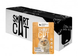 Шоу-Бокс 20+5 Smart Cat (Смарт Кэт паучи для кошек кусочки курочки с тыквой в нежном соусе) - Шоу-Бокс 20+5 Smart Cat (Смарт Кэт паучи для кошек кусочки курочки с тыквой в нежном соусе)