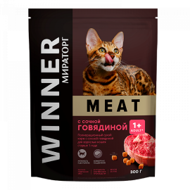 Winner Meat Виннер Мит корм для кошек с говядиной (79700) - Winner Meat Виннер Мит корм для кошек с говядиной (79700)