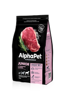 AlphaPet Superpremium Junior (Альфа Пет для щенков крупных пород с 6 месяцев до 1,5 лет с говядиной и рисом)
