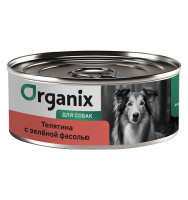 Organix (Органикс консервы для собак телятина с зеленой фасолью)