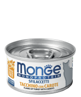 Monge Monoprotein SOLO TACCHINO con CAROTE (Монж консервы для кошек с индейкой и морковью)