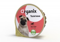 Organix. Консервы (ламистер) для собак с мясом телятины.