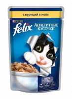 Felix (Кусочки в желе для кошек с курицей) (12114079)
