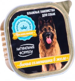 Натуральная формула консервы для собак Бычьи семенники в желе - Натуральная формула консервы для собак Бычьи семенники в желе