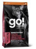 GO! Sensitivity + Shine Salmon Dog Recipe, Grain Free, Potato Free (Гоу Натурал для собак беззерновой корм для чувствительного пищеварения с лососем (87655, 87654, -, 87652)