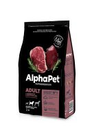 AlphaPet Superpremium Adult (Альфа Пет для взрослых собак средних пород с говядиной и потрошками)