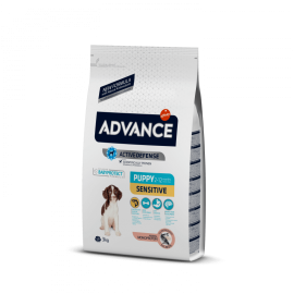 Корм Advance Puppy Sensitive (Эдванс для щенков с чувствительным пищеварением с лососем и рисом) - Корм Advance Puppy Sensitive (Эдванс для щенков с чувствительным пищеварением с лососем и рисом)