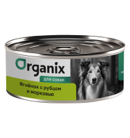 Organix (Органикс консервы для собак ягненок с рубцом и морковью)