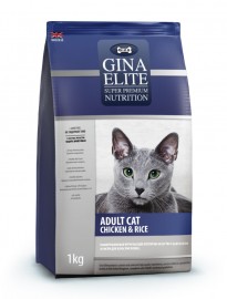 Джина Элит Gina Cat Elite Chiken&Riсe (UK) для взрослых кошек с курицей и рисом - Джина Элит Gina Cat Elite Chiken&Riсe (UK) для взрослых кошек с курицей и рисом