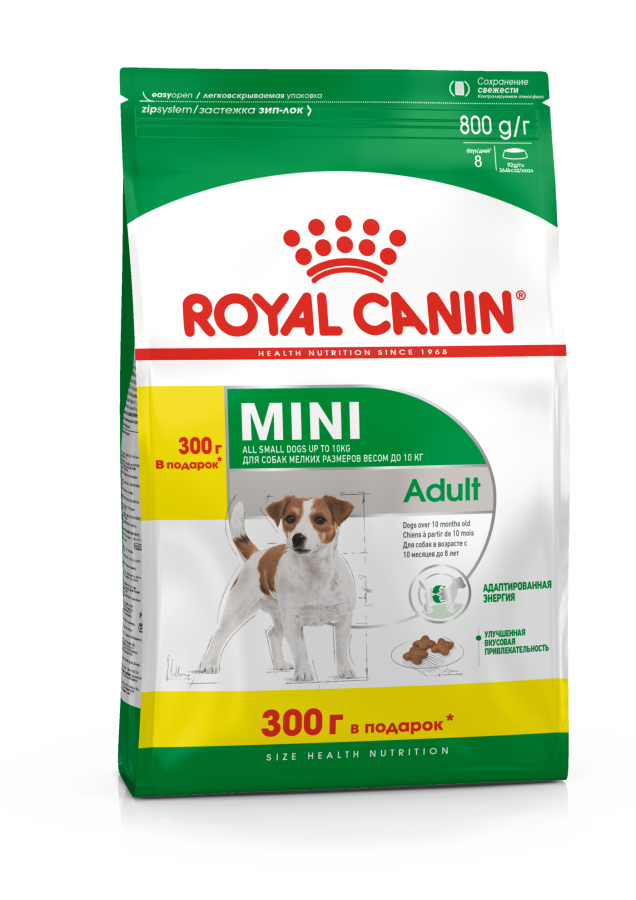 Mini Adult Royal Canin . . 500 300