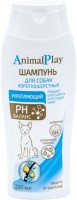 Энимал Плэй Шампунь для короткошерстных собак Укрепляющий с аллантоином и витаминами 250мл (42428)