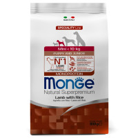 Корм Monge Speciality Line Mini Adult Lamb (Монж для взрослых собак мелких пород с ягненком)
