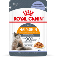 Hair&Skin Care (в желе) (Роял Канин для поддержания красоты шерсти кошек)