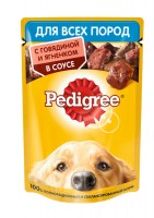 Pedigree паучи для собак с говядиной и ягненком