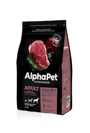 AlphaPet Superpremium Adult (Альфа Пет для взрослых собак крупных пород с говядиной и потрошками) - AlphaPet Superpremium Adult (Альфа Пет для взрослых собак крупных пород с говядиной и потрошками)