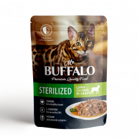 Mr.Buffalo STERILIZED (Баффало пауч для стерилизованных кошек ягненок в соусе)