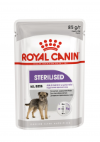 Sterilised (Royal Canin влажный корм для взрослых стерилизованных собак, паштет, пауч) (-)