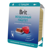 Brit Premium (Брит воздушный паштет для взрослых собак мини пород тунец)