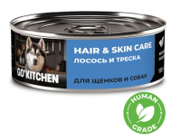 GO'KITCHEN (Гоу Китчен консервы для щенков и собак с лососем и треской)