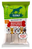 TiTBiT лакомство для собак мелких и средних пород жевательный снек мозговая косточка