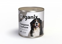 Organix. Консервы для собак c мясом говядины и рубцом 750 гр