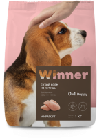 Winner Виннер корм для щенков средних пород с курицей (73858, 73857, 73856)