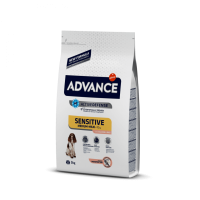 Корм Advance Adult Sensitive Medium/Maxi (Эдванс для собак средних и крупных пород с пищеварением с лососем и рисом)