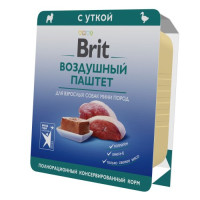 Brit Premium (Брит воздушный паштет для взрослых собак мини пород утка)
