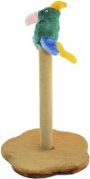 Дарэлл Когтеточка-столбик Чип с попугаем, джут (83556)