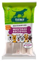 TiTBiT лакомство для собак крупных пород жевательный снек мозговая косточка