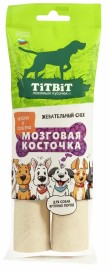 TiTBiT лакомство для собак крупных пород жевательный снек мозговая косточка - TiTBiT лакомство для собак крупных пород жевательный снек мозговая косточка