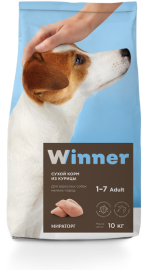 Winner Виннер корм для взрослых собак мелких пород с курицей (73861, 73860, 73859) - Winner Виннер корм для взрослых собак мелких пород с курицей (73861, 73860, 73859)
