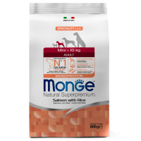 Корм Monge Speciality Line Mini Adult Salmone (Монж для взрослых собак мелких пород с лососем)