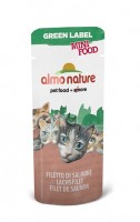 Green Label Mini Food Salmon Fillet (Лакомство для кошек с филе лосося от Альмо Натюр) 3гр