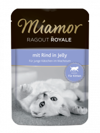 Miamor RAGOUT Kitten mit Rind (Миамор рагу по-королевски для котят c говядиной кусочки в желе) - Miamor RAGOUT Kitten mit Rind (Миамор рагу по-королевски для котят c говядиной кусочки в желе)