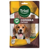 Triol соломка говяжья сытная для собак