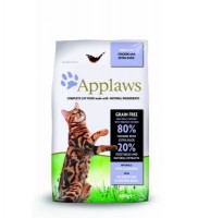 Applaws Dry Cat Chicken with Duck (Аплаус беззерновой для кошек "Курица и Утка/Овощи: 80/20%")