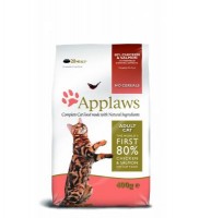 Applaws Dry Cat Chicken & Salmon (Аплаус беззерновой для кошек "Курица и Лосось/Овощи: 80/20%")