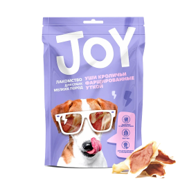 Joy (Джой Лакомство для собак мелких пород Уши кроличьи фаршированные уткой) - Joy (Джой Лакомство для собак мелких пород Уши кроличьи фаршированные уткой)