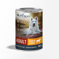 Mr.Buffalo ADULT (Баффало консервы для собак говядина и печень)