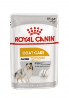 Coat Care (Royal Canin влажный корм для собак для красивой и здоровой шерсти, паштет, пауч) (-)