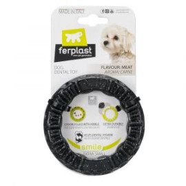 Ferplast (Ферпласт игрушка-кольцо SMILE черная термопластичный полиуретан) - Ferplast (Ферпласт игрушка-кольцо SMILE черная термопластичный полиуретан)