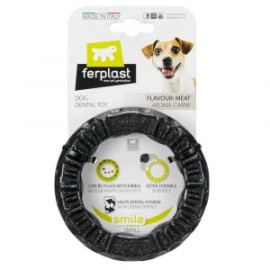 Ferplast (Ферпласт игрушка-кольцо SMILE черная термопластичный полиуретан) - Ferplast (Ферпласт игрушка-кольцо SMILE черная термопластичный полиуретан)