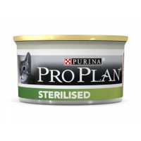 PRO PLAN Sterilised (Про План Консервы для стерилизованных кошек лосось/тунец, банка)