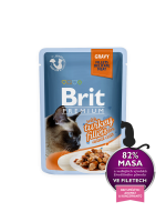 Brit пауч для кошек филе индейки в соусе (80202)
