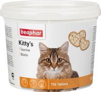 Beaphar Kitty's Taurine + Biotin Витамины для кошек с таурином и биотином, сердечки 13167