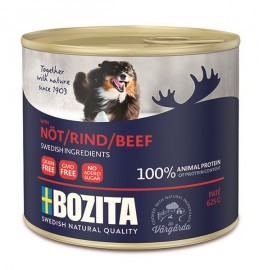 BOZITA Beef Мясной паштет для собак с говядиной (66092) - ТЕРА Bozita с говядиной консервы 625г.jpg