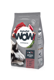 AlphaPet WOW (Альфа Пет для взрослых собак средних пород с говядиной и сердцем) - AlphaPet WOW (Альфа Пет для взрослых собак средних пород с говядиной и сердцем)