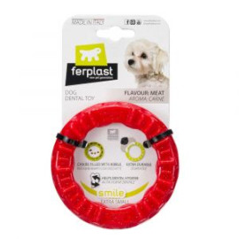 Ferplast (Ферпласт игрушка-кольцо SMILE красная термопластичный полиуретан) - Ferplast (Ферпласт игрушка-кольцо SMILE красная термопластичный полиуретан)