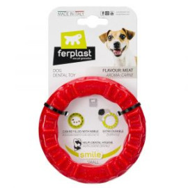 Ferplast (Ферпласт игрушка-кольцо SMILE красная термопластичный полиуретан) - Ferplast (Ферпласт игрушка-кольцо SMILE красная термопластичный полиуретан)